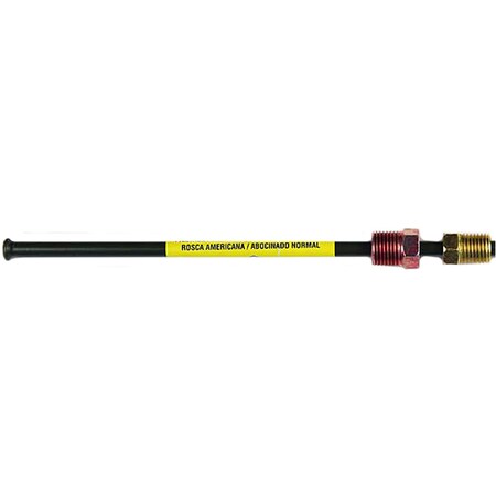 Ags Poly Armour Brake Line Adapter 3/16 x 8 (3/8-24 I)(7/16-24 I) PAA-R340